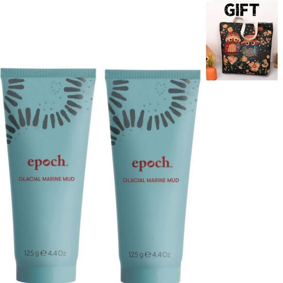 2 tubes Nu Skin NuSkin Epoch Glacial Marine Mud  + 1 shoulder bag #23 - Picture 1 of 14